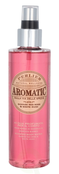 Perlier Aromatic Red Rose & White Musk Scented Body Water 200 ml ryhmässä KAUNEUS JA TERVEYS / Ihonhoito / Kehon hoito / Vartalosuihke @ TP E-commerce Nordic AB (C54779)