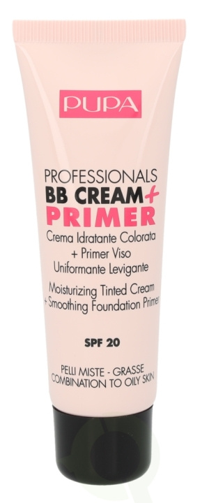 Pupa Milano Pupa Pupa Professionals BB Cream + Primer SPF20 50 ml #002 Sand - Combination To Oily Skin ryhmässä KAUNEUS JA TERVEYS / Meikit / Meikit Kasvot / CC/BB Voiteet @ TP E-commerce Nordic AB (C54840)