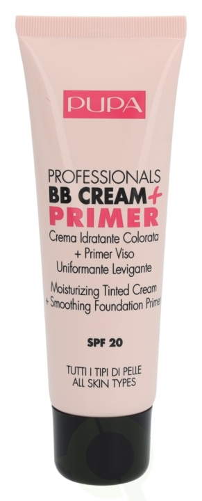 Pupa Milano Pupa Pupa Professionals BB Cream + Primer SPF20 50 ml #002 Sand - All Skin Types ryhmässä KAUNEUS JA TERVEYS / Meikit / Meikit Kasvot / CC/BB Voiteet @ TP E-commerce Nordic AB (C54842)