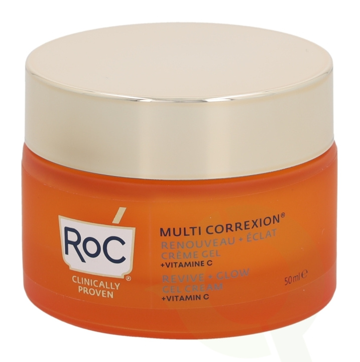 ROC Multi Correxion Revive & Glow Gel Cream 50 ml Revive + Glow - 24Hrs ryhmässä KAUNEUS JA TERVEYS / Ihonhoito / Kasvot / Päivävoide @ TP E-commerce Nordic AB (C54997)