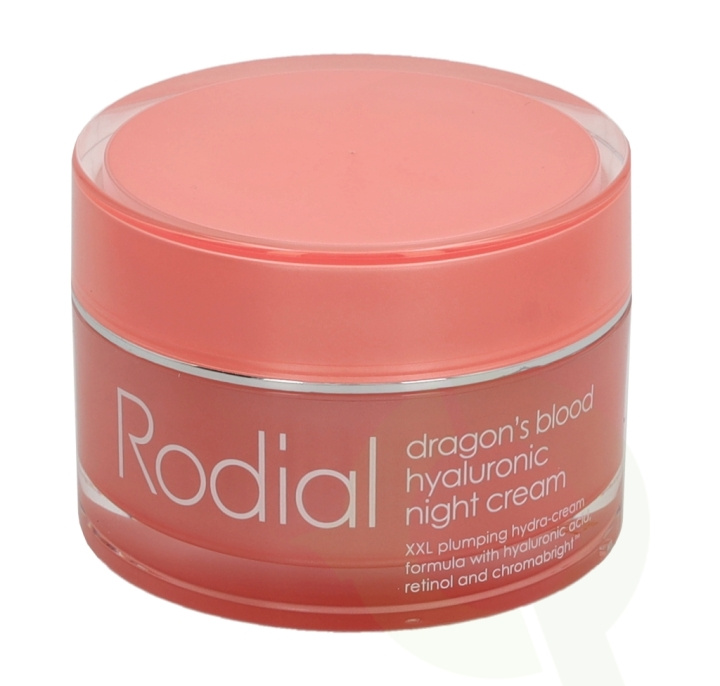 Rodial Dragon\'s Blood Hyaluronic Night Cream 50 ml Hydrate And Tone ryhmässä KAUNEUS JA TERVEYS / Ihonhoito / Kasvot / Kasvovoide @ TP E-commerce Nordic AB (C55025)