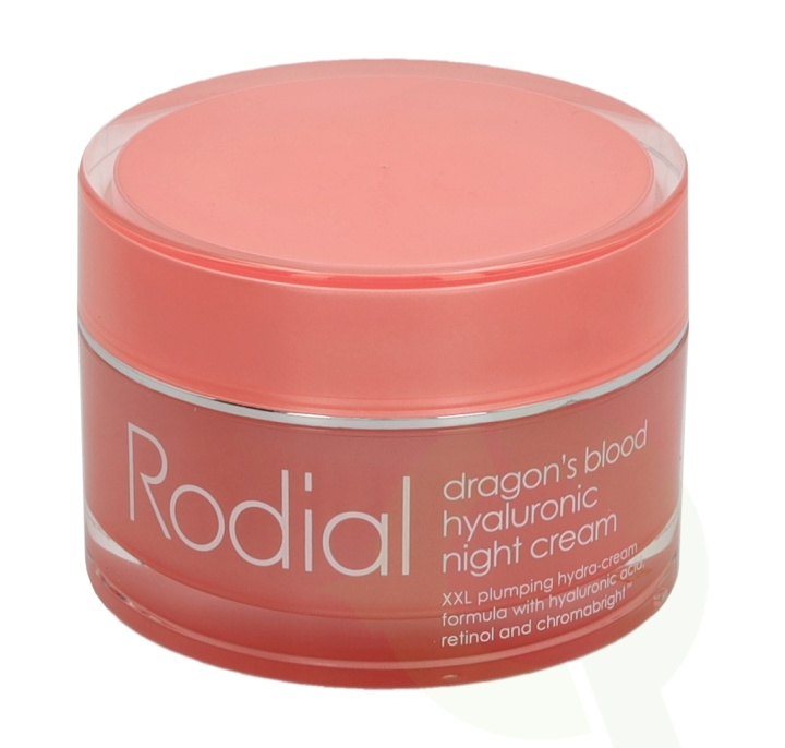 Rodial Dragon\'s Blood Hyaluronic Night Cream 50 ml Hydrate And Tone ryhmässä KAUNEUS JA TERVEYS / Ihonhoito / Kasvot / Yövoide @ TP E-commerce Nordic AB (C55025)