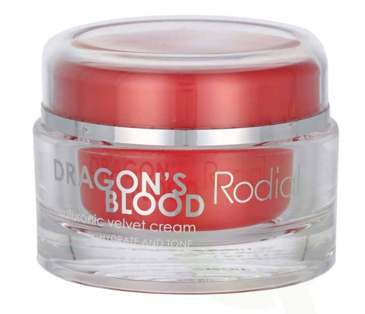 Rodial Dragon\'s Blood Velvet Cream 50 ml Hydrate And Tone ryhmässä KAUNEUS JA TERVEYS / Ihonhoito / Kasvot / Kasvovoide @ TP E-commerce Nordic AB (C55027)