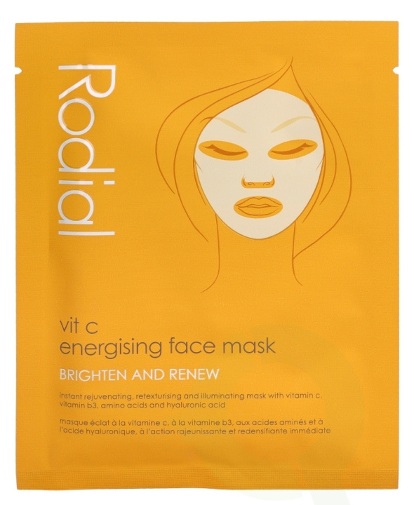 Rodial Vit C Energizing Face Mask 80 ml 4x20ml ryhmässä KAUNEUS JA TERVEYS / Ihonhoito / Kasvot / Naamiot @ TP E-commerce Nordic AB (C55037)