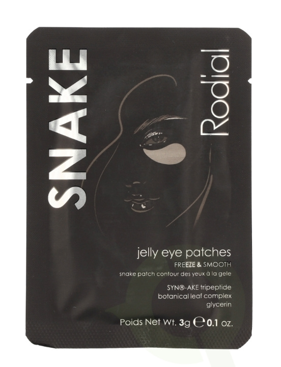Rodial Snake Jelly Eye Patche Set 12 g 4x3gr ryhmässä KAUNEUS JA TERVEYS / Ihonhoito / Kasvot / Naamiot @ TP E-commerce Nordic AB (C55053)