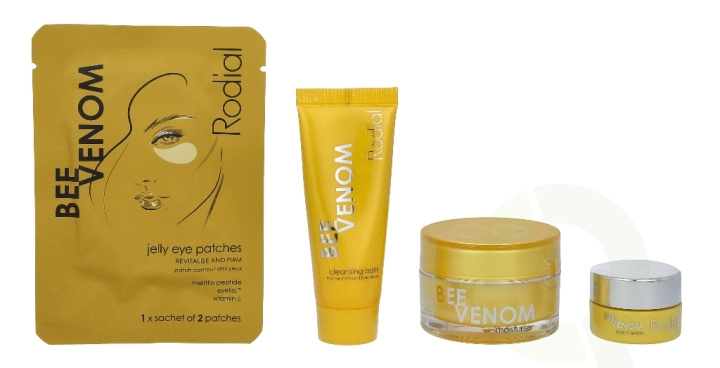 Rodial Bee Venom Little Luxury Set 43 ml Cleansing Cream 20ml/Face Cream 15ml/Face Mask 3gr/Eye Serum 5ml ryhmässä KAUNEUS JA TERVEYS / Lahjapakkaukset / Naisten lahjapakkaukset @ TP E-commerce Nordic AB (C55092)