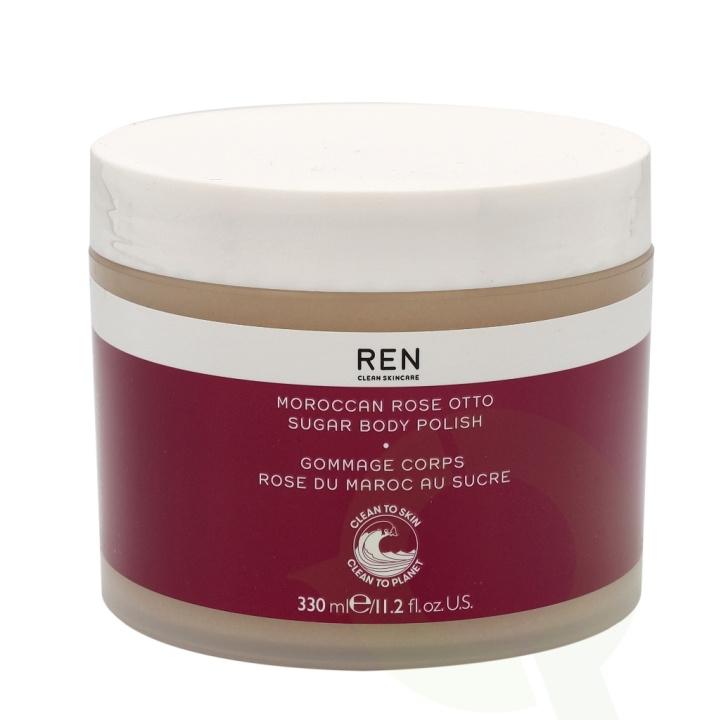 REN Moroccan Rose Otto Sugar Body Polish 330 ml ryhmässä KAUNEUS JA TERVEYS / Ihonhoito / Kehon hoito / Vartalovoide @ TP E-commerce Nordic AB (C55104)