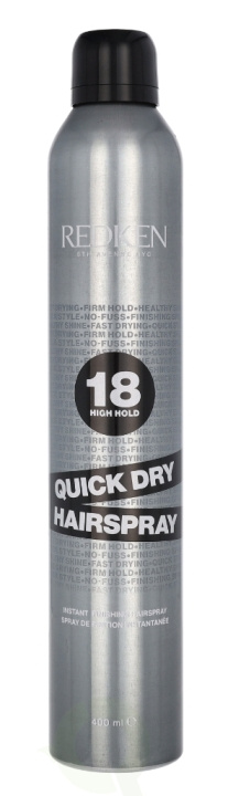 Redken Quick Dry 18 Instant Finishing Hairspray 400 ml ryhmässä KAUNEUS JA TERVEYS / Hiukset &Stailaus / Hiusten stailaus / Hiuslakka @ TP E-commerce Nordic AB (C55128)