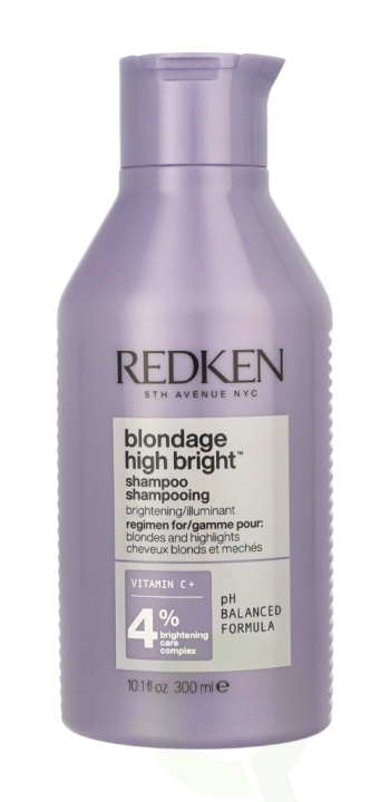 Redken Blondage High Bright Shampoo 300 ml ryhmässä KAUNEUS JA TERVEYS / Hiukset &Stailaus / Hiustenhoito / Shampoo @ TP E-commerce Nordic AB (C55137)