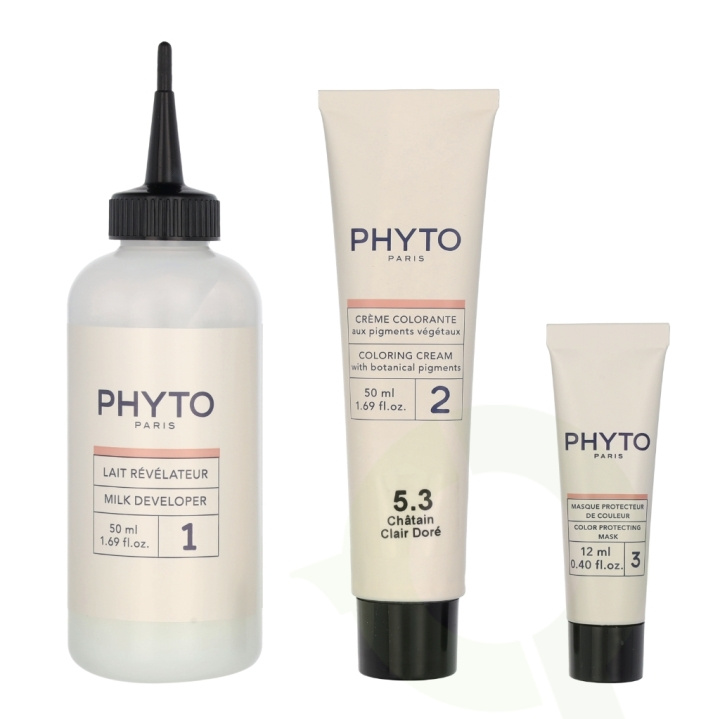 Phyto Phytocolor Permanent Color 112 ml #5.3 Light Golden Brown ryhmässä KAUNEUS JA TERVEYS / Hiukset &Stailaus / Hiustenhoito / Hiusväri / Hiusväri & Väripommi @ TP E-commerce Nordic AB (C55168)