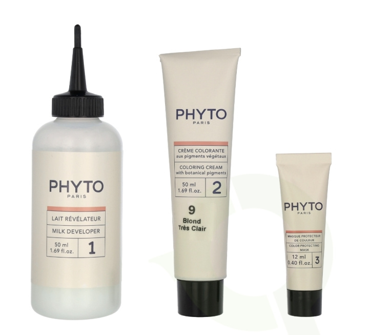 Phyto Phytocolor Permanent Color 112 ml #09 Very Light Blond ryhmässä KAUNEUS JA TERVEYS / Hiukset &Stailaus / Hiustenhoito / Hiusväri / Hiusväri & Väripommi @ TP E-commerce Nordic AB (C55175)