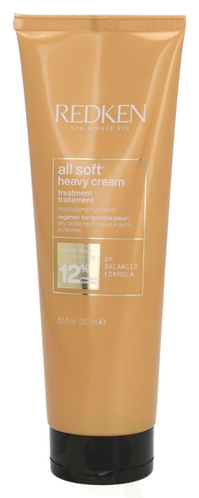 Redken All Soft Heavy Cream 250 ml Dry, Brittle Hair ryhmässä KAUNEUS JA TERVEYS / Hiukset &Stailaus / Hiusten stailaus / Muotoiluvaahto @ TP E-commerce Nordic AB (C55184)
