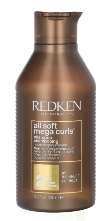 Redken All Soft Mega Curls Shampoo 300 ml ryhmässä KAUNEUS JA TERVEYS / Hiukset &Stailaus / Hiustenhoito / Shampoo @ TP E-commerce Nordic AB (C55185)
