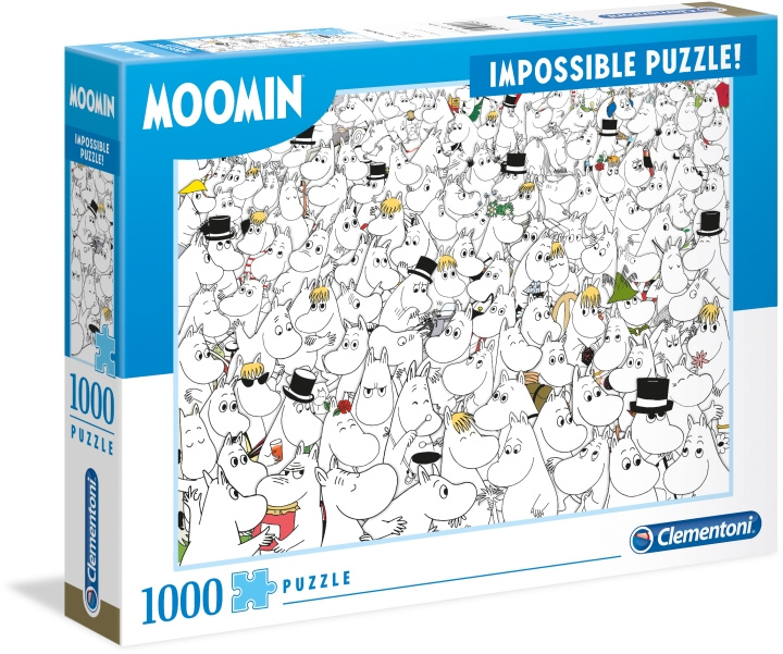 Muumi Clementoni Moomin Impossible -palapeli, 1000 palaa ryhmässä LELUT, TUOTTEET LAPSILLE JA VAUVOILLE / Leikkikalut, Askartelu &Pelit / Palapelit @ TP E-commerce Nordic AB (C55217)