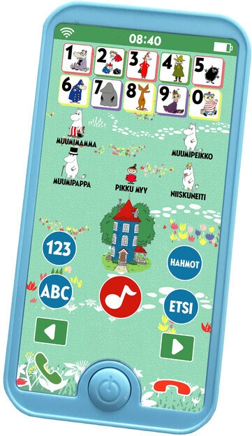 Muumi Älypuhelin ryhmässä LELUT, TUOTTEET LAPSILLE JA VAUVOILLE / Leikkikalut, Askartelu &Pelit / Piirrä ja laske @ TP E-commerce Nordic AB (C55234)