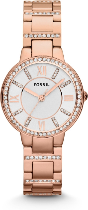 Fossil Virginia ES3284 armbandsur, 30mm, Roséguld ryhmässä URHEILU, VAPAA-AIKA JA HARRASTUS / Tarvikkeet / Kellot @ TP E-commerce Nordic AB (C55287)