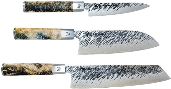 Satake Ame knivset, 3st knivar ryhmässä KOTI, TALOUS JA PUUTARHA / Keittiövälineet / Keittiöveitset ja veitsenteroittimet @ TP E-commerce Nordic AB (C55369)