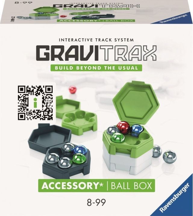 GraviTrax Accessories Ball Box - lisäkuulat ryhmässä LELUT, TUOTTEET LAPSILLE JA VAUVOILLE / Leikkikalut, Askartelu &Pelit / Rakennuslelut / Rakennuspalikat @ TP E-commerce Nordic AB (C55382)