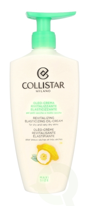 Collistar Revitalizing Elasticizing Oil-Cream 400 ml ryhmässä KAUNEUS JA TERVEYS / Ihonhoito / Kehon hoito / Vartalovoide @ TP E-commerce Nordic AB (C55593)