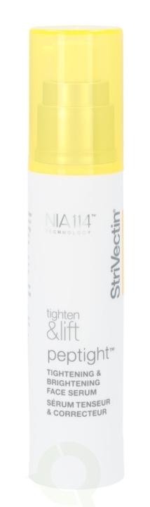 StriVectin Peptight Tightening & Brightening Face Serum 50 ml Visibly Tightens, Firms & Improves Radiance ryhmässä KAUNEUS JA TERVEYS / Ihonhoito / Kasvot / Seerumit iholle @ TP E-commerce Nordic AB (C55879)