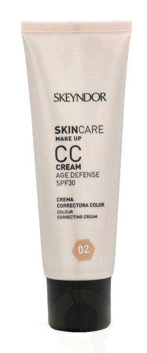 Skeyndor CC Cream Age Defence SPF30 40 ml #02 Medium/Dark Skin ryhmässä KAUNEUS JA TERVEYS / Meikit / Meikit Kasvot / CC/BB Voiteet @ TP E-commerce Nordic AB (C55972)