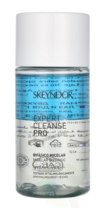 Skeyndor Expert Cleanse Pro Micellar Biphasic 125 ml Remover Eyes And Lips ryhmässä KAUNEUS JA TERVEYS / Ihonhoito / Kasvot / Puhdistus @ TP E-commerce Nordic AB (C55985)