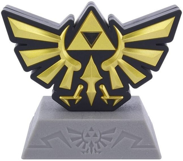 Paladone Hyrule Crest -valo, 11 cm ryhmässä TIETOKOONET & TARVIKKEET / GAMING / Tarvikkeet pelaamiseen @ TP E-commerce Nordic AB (C56118)