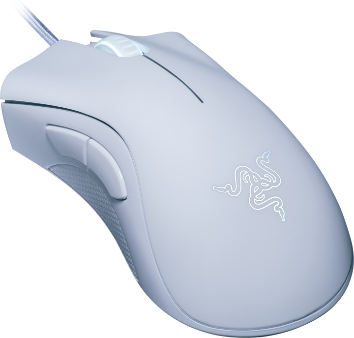 Razer Deathadder Essential -pelihiiri, valkoinen ryhmässä TIETOKOONET & TARVIKKEET / GAMING / Hiiret @ TP E-commerce Nordic AB (C56138)