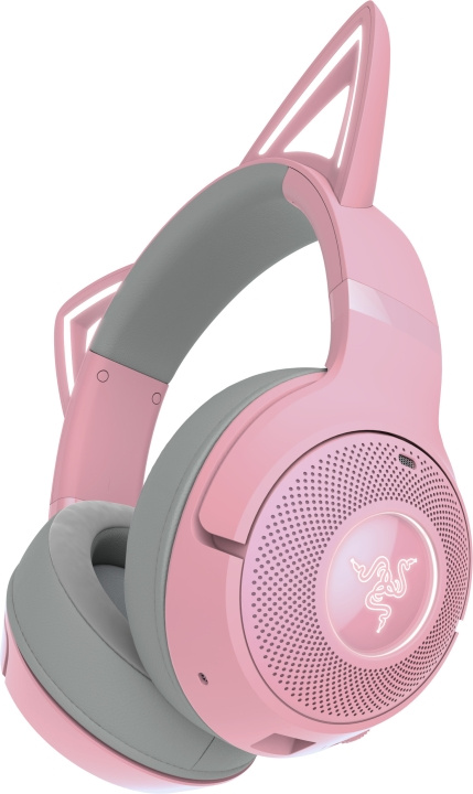 Razer Kraken Kitty V2 Bluetooth -pelikuulokkeet, pinkki ryhmässä TIETOKOONET & TARVIKKEET / GAMING / Kuulokkeet @ TP E-commerce Nordic AB (C56139)