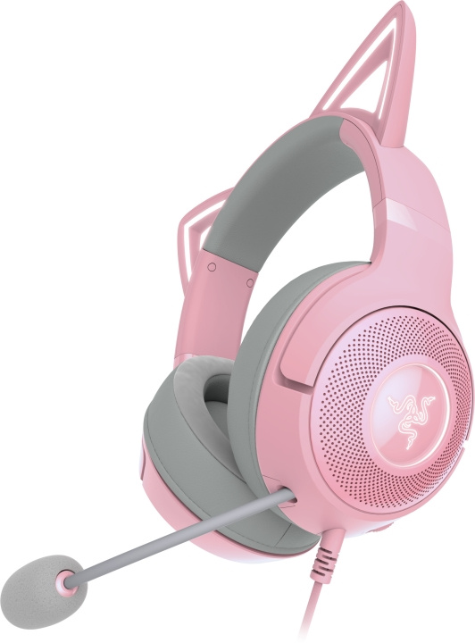 Razer Kraken Kitty V2 -pelikuulokkeet, pinkki ryhmässä TIETOKOONET & TARVIKKEET / GAMING / Kuulokkeet @ TP E-commerce Nordic AB (C56140)