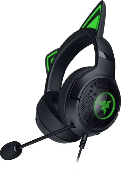 Razer Kraken Kitty V2 -pelikuulokkeet, musta ryhmässä TIETOKOONET & TARVIKKEET / GAMING / Kuulokkeet @ TP E-commerce Nordic AB (C56141)