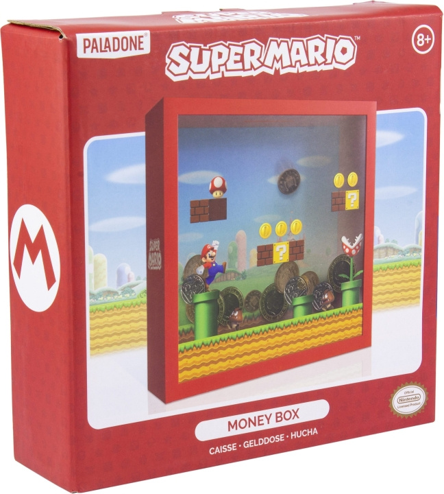 Paladone Super Mario Money Box -rahalaatikko ryhmässä TIETOKOONET & TARVIKKEET / GAMING / Tarvikkeet pelaamiseen @ TP E-commerce Nordic AB (C56143)