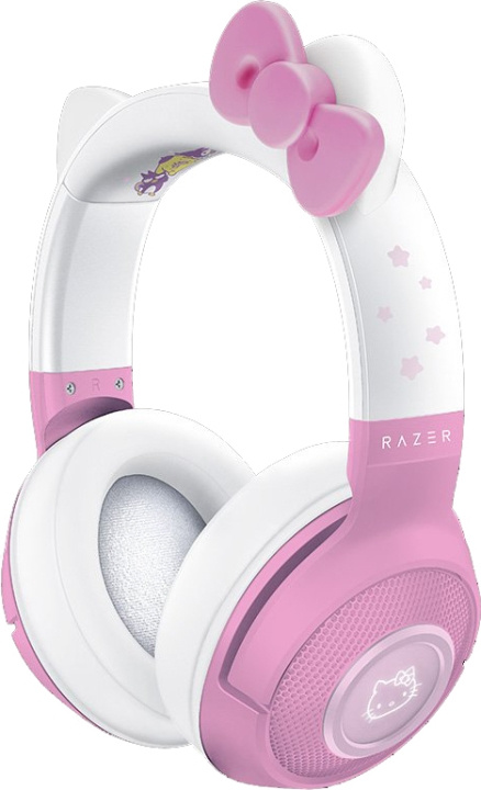 Razer Kraken Kitty V2 Bluetooth Hello Kitty Edition -pelikuulokkeet, pinkki ryhmässä TIETOKOONET & TARVIKKEET / GAMING / Kuulokkeet @ TP E-commerce Nordic AB (C56149)