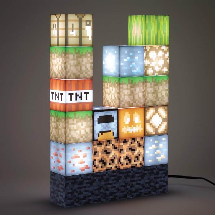 Paladone Minecraft Building Block -valo ryhmässä TIETOKOONET & TARVIKKEET / GAMING / Tarvikkeet pelaamiseen @ TP E-commerce Nordic AB (C56151)