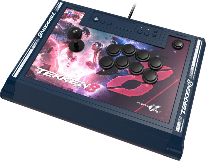 HORI Fighting Stick Alpha – Tekken 8 -peliohjain, PS4 / PS5 / PC ryhmässä TIETOKOONET & TARVIKKEET / GAMING / Gamepad @ TP E-commerce Nordic AB (C56164)