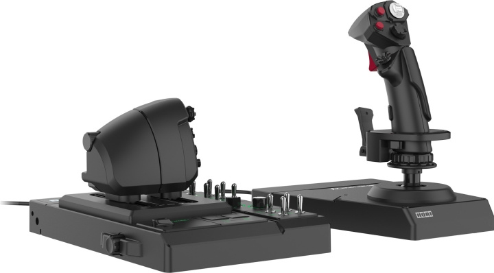 HORI HOTAS Flight Control System -peliohjain, PC ryhmässä TIETOKOONET & TARVIKKEET / GAMING / Ohjauspyörät ja joystickit @ TP E-commerce Nordic AB (C56167)