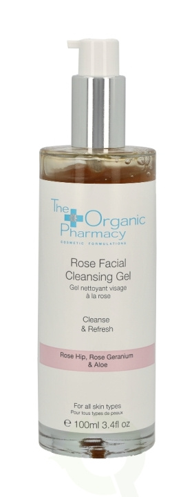 The Organic Pharmacy Rose Facial Cleansing Gel 100 ml Cleanse & Refresh For All Skin Types ryhmässä KAUNEUS JA TERVEYS / Ihonhoito / Kasvot / Puhdistus @ TP E-commerce Nordic AB (C56194)