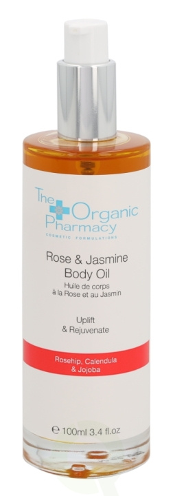 The Organic Pharmacy Rose & Jasmine Body Oil 100 ml Rosehip Canlendula & Jojoba ryhmässä KAUNEUS JA TERVEYS / Ihonhoito / Kehon hoito / Vartaloöljy @ TP E-commerce Nordic AB (C56232)