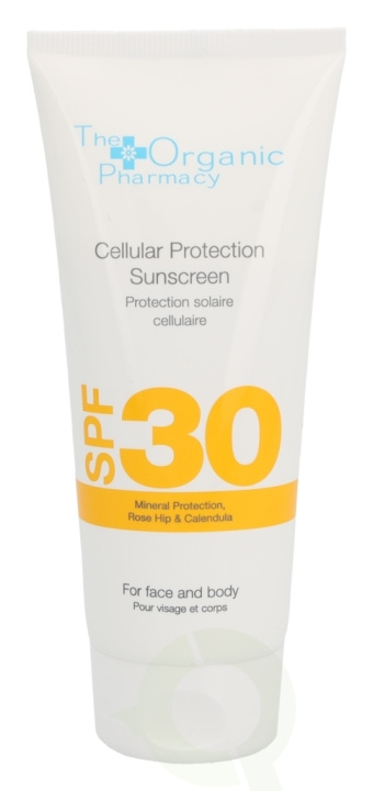 The Organic Pharmacy Cellular Protection Sun Cream SPF30 100 ml For Face And Body ryhmässä KAUNEUS JA TERVEYS / Ihonhoito / Rusketus / Aurinkosuoja @ TP E-commerce Nordic AB (C56241)