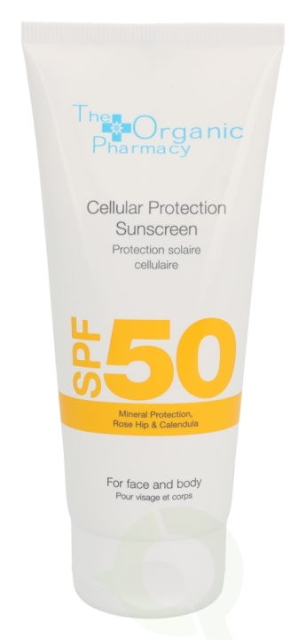 The Organic Pharmacy Cellular Protection Sun Cream SPF50 100 ml For Face And Body ryhmässä KAUNEUS JA TERVEYS / Ihonhoito / Rusketus / Aurinkosuoja @ TP E-commerce Nordic AB (C56242)