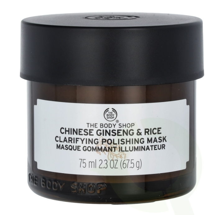The Body Shop Clarifying Polishing Mask 75 ml Chinese Ginseng & Rice ryhmässä KAUNEUS JA TERVEYS / Ihonhoito / Kasvot / Naamiot @ TP E-commerce Nordic AB (C56316)