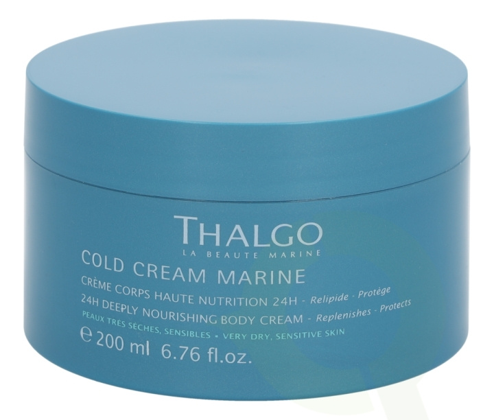 Thalgo Cold Cream Marine Deeply Nourishing Body Cream 200 ml 24H - Dry Sensitive Skin ryhmässä KAUNEUS JA TERVEYS / Ihonhoito / Kehon hoito / Vartalovoide @ TP E-commerce Nordic AB (C56428)