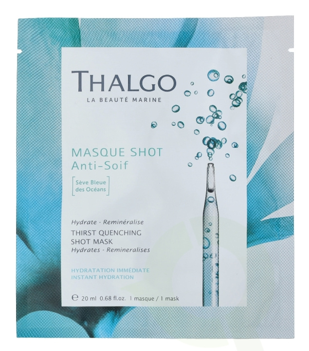 Thalgo Thirst Quenching Shot Mask 20 ml ryhmässä KAUNEUS JA TERVEYS / Ihonhoito / Kasvot / Naamiot @ TP E-commerce Nordic AB (C56431)