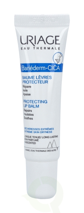 Uriage Bariederm Cica-Lips Protecting Balm 15 ml ryhmässä KAUNEUS JA TERVEYS / Meikit / Huulet / Huulivoide @ TP E-commerce Nordic AB (C56516)