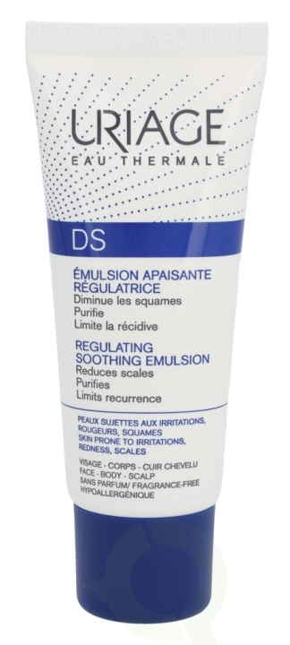 Uriage D.S. Emulsion 40 ml Reduces Scales/Face, Body & Scalp ryhmässä KAUNEUS JA TERVEYS / Ihonhoito / Kehon hoito / Vartalovoide @ TP E-commerce Nordic AB (C56529)