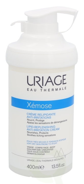 Uriage Xemose Lipid-Replen. Anti-Irritation Cream 400 ml ryhmässä KAUNEUS JA TERVEYS / Ihonhoito / Kehon hoito / Vartalovoide @ TP E-commerce Nordic AB (C56547)