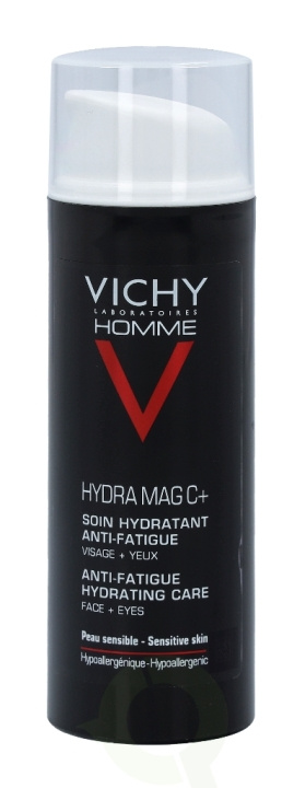 Vichy Homme Hydramag C Anti Fatigue Hydrating Care 50 ml Face-Eyes / Sensitive Skin ryhmässä KAUNEUS JA TERVEYS / Ihonhoito / Kasvot / Kasvovoide @ TP E-commerce Nordic AB (C56600)