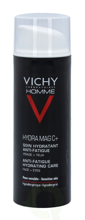 Vichy Homme Hydramag C Anti Fatigue Hydrating Care 50 ml Face-Eyes / Sensitive Skin ryhmässä KAUNEUS JA TERVEYS / Ihonhoito / Kasvot / Päivävoide @ TP E-commerce Nordic AB (C56600)