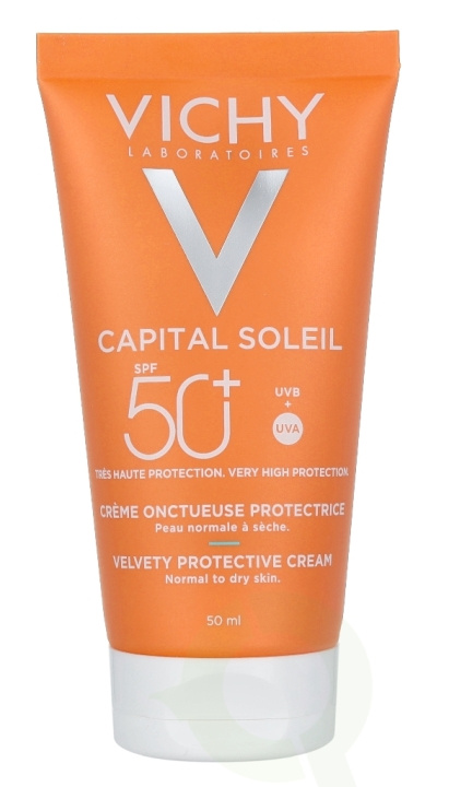Vichy Ideal Soleil Velvety Cream Complexion SPF50 50 ml Waterproof ryhmässä KAUNEUS JA TERVEYS / Ihonhoito / Rusketus / Aurinkosuoja @ TP E-commerce Nordic AB (C56630)