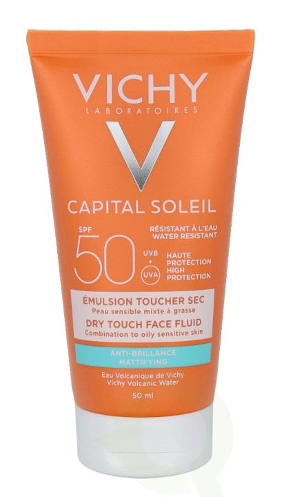 Vichy Ideal Soleil SPF50 Face Emulsion Dry Touch 50 ml ryhmässä KAUNEUS JA TERVEYS / Ihonhoito / Rusketus / Aurinkosuoja @ TP E-commerce Nordic AB (C56634)